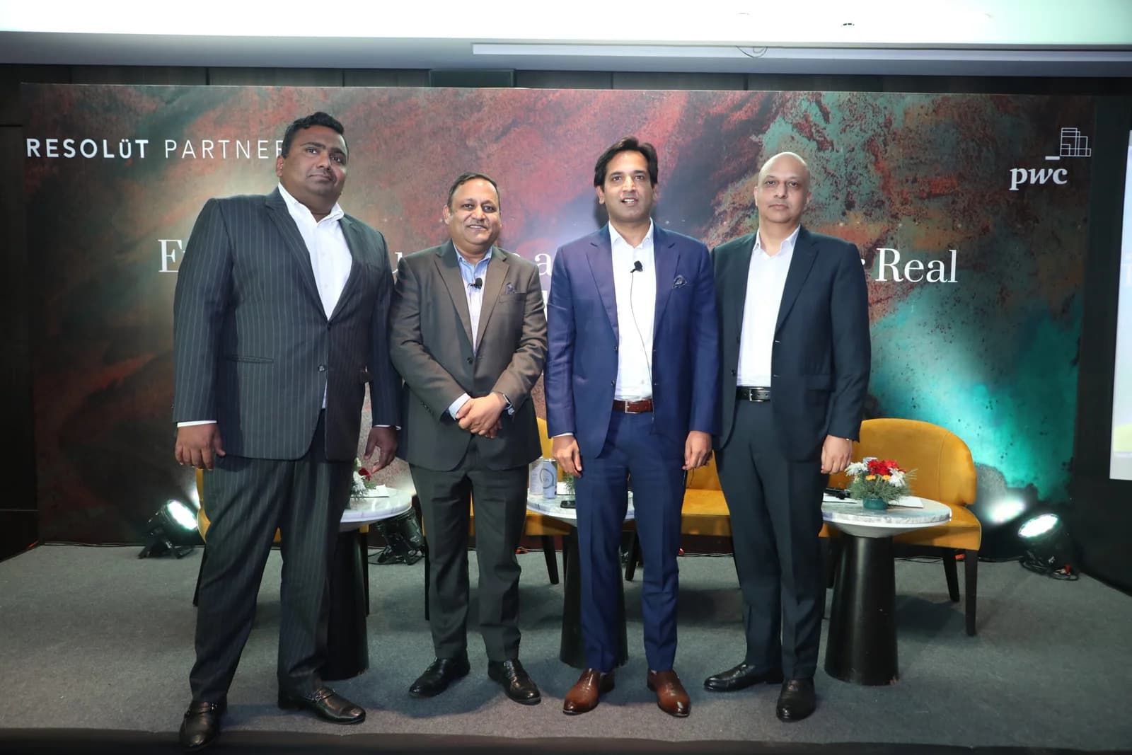 Conference speaker at podium 4