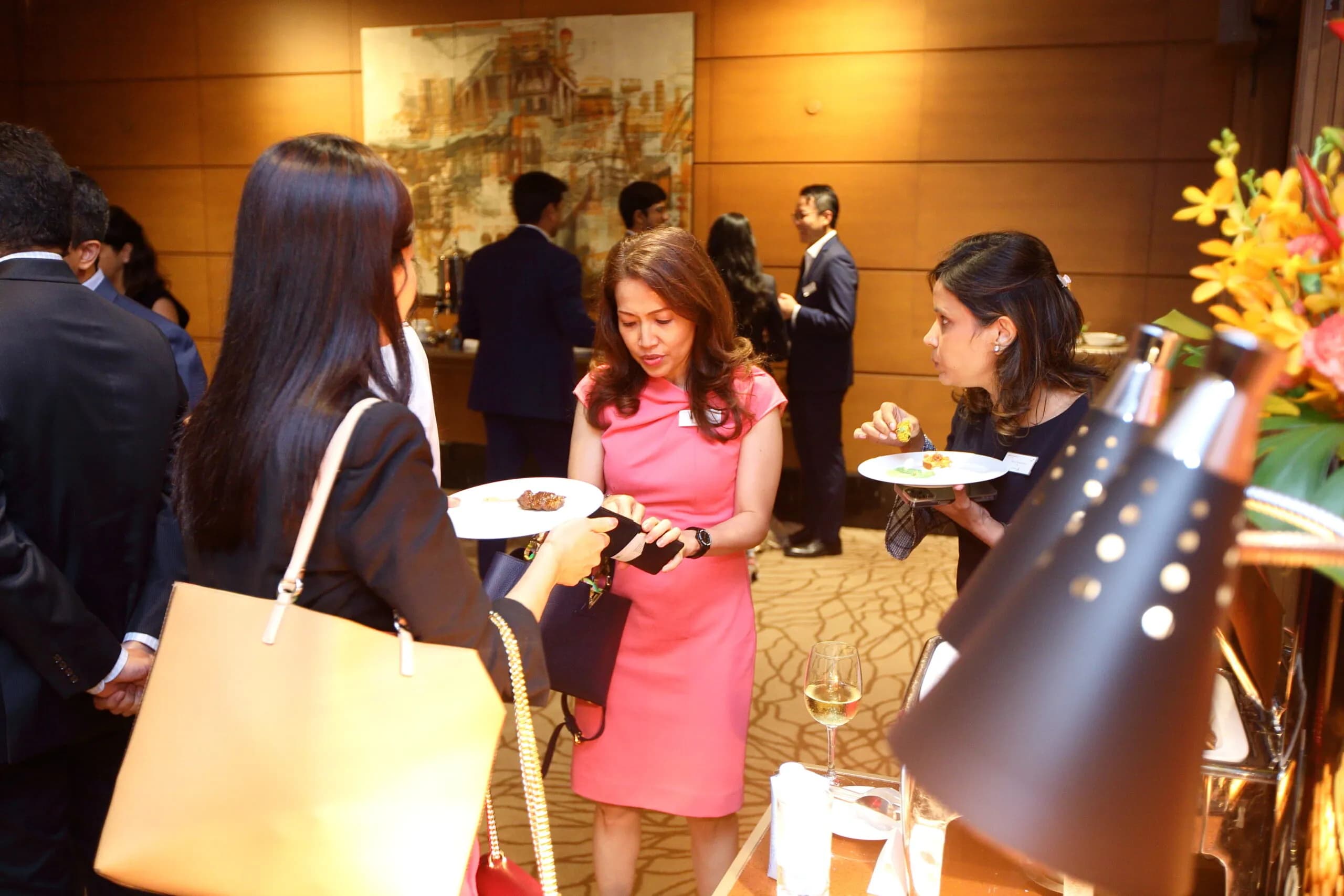 Conference speaker at podium 11