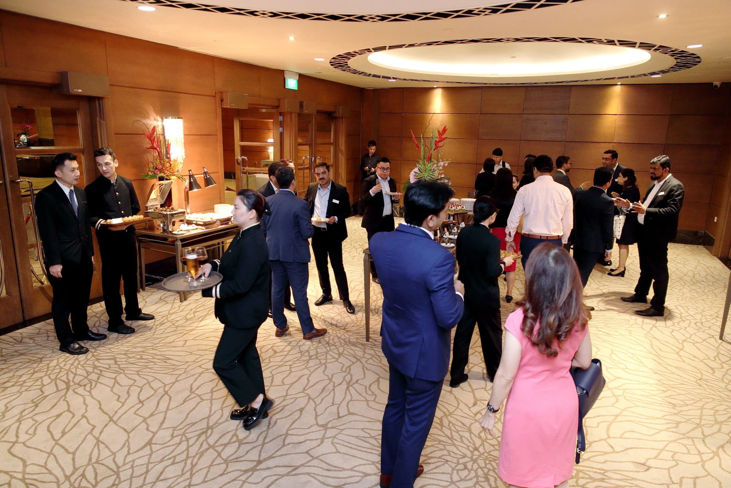 Conference speaker at podium 13