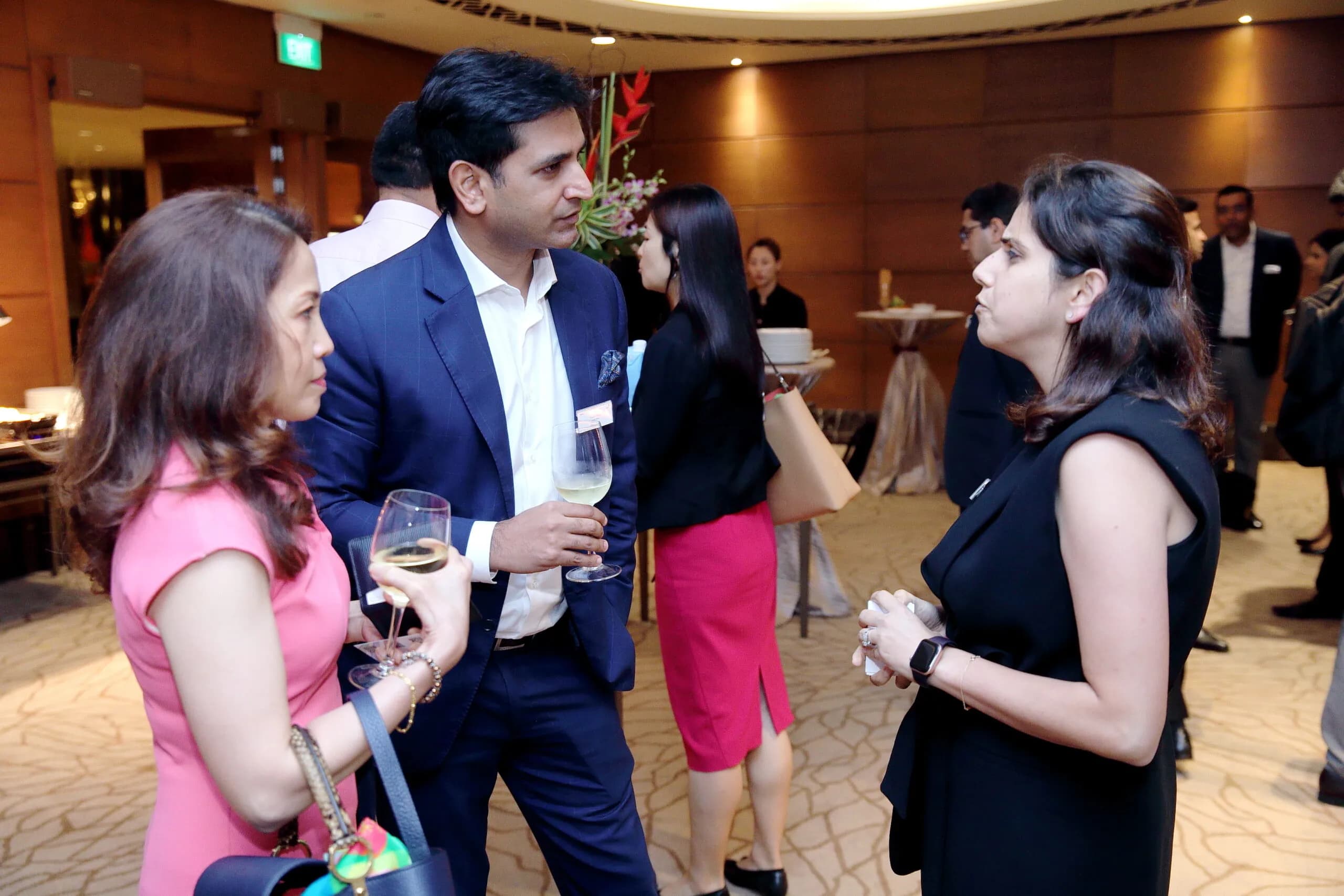 Conference speaker at podium 16