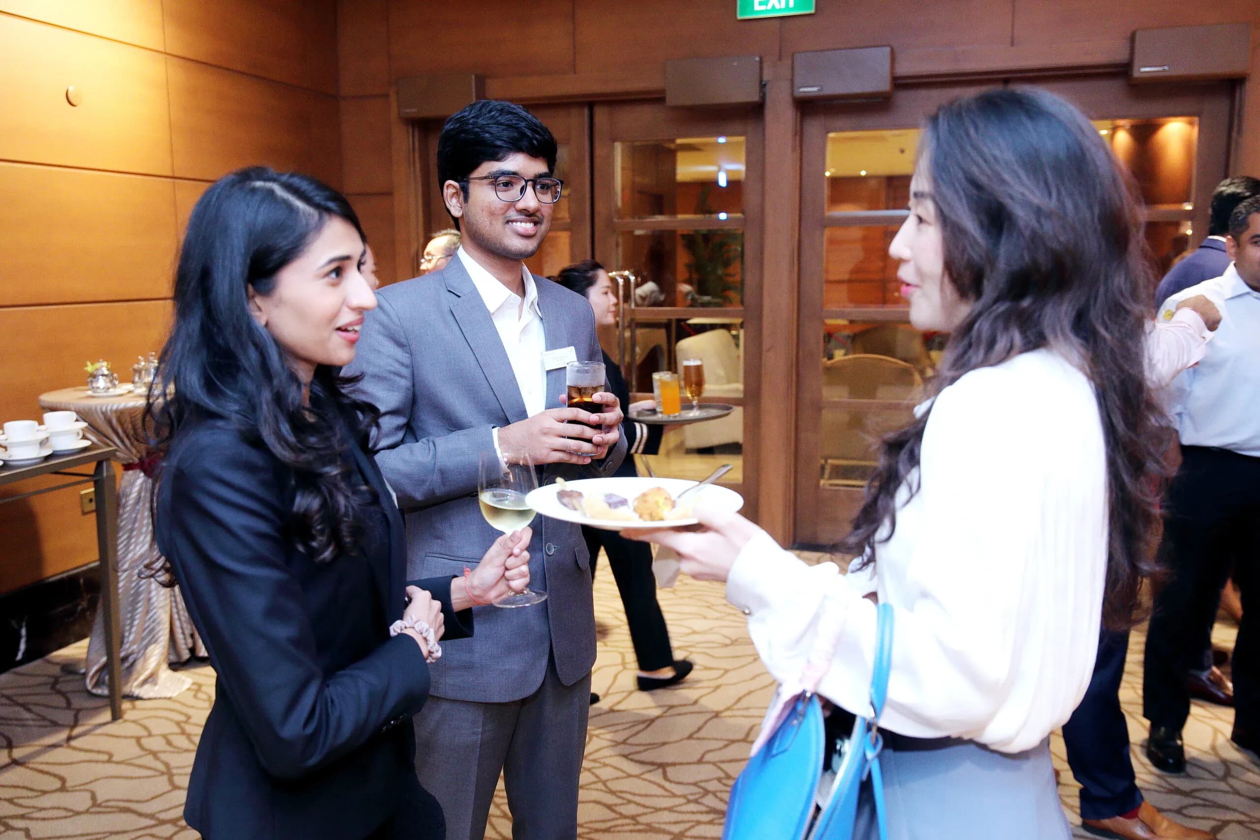 Conference speaker at podium 3