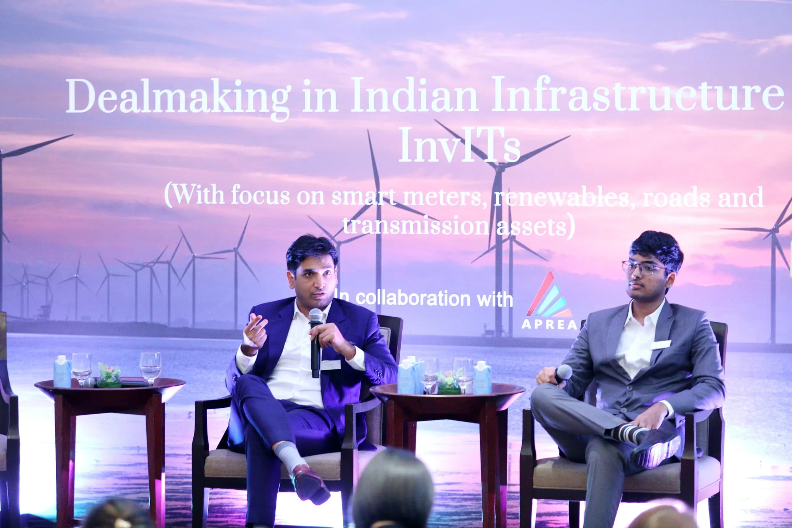 Conference speaker at podium 42