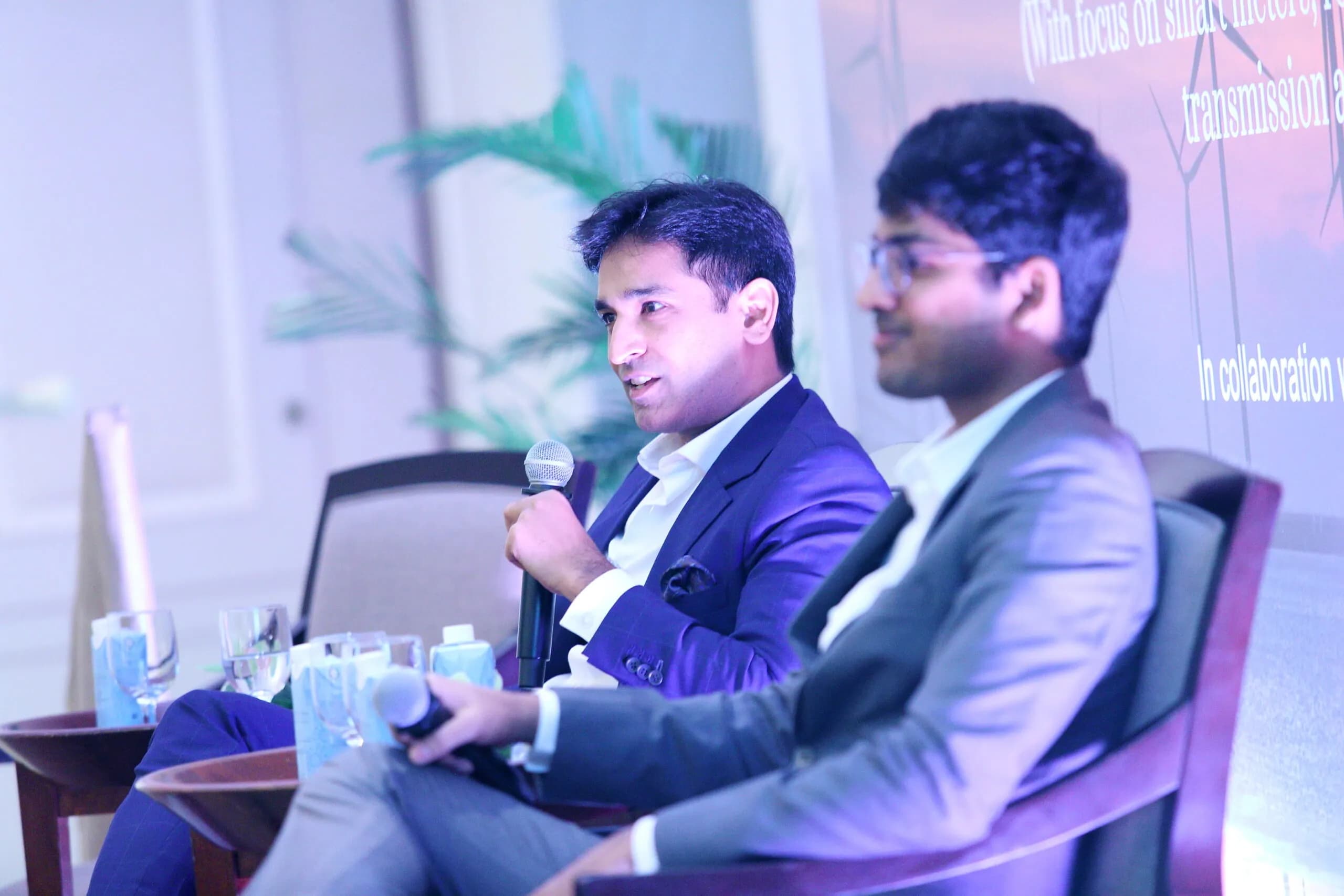 Conference speaker at podium 43