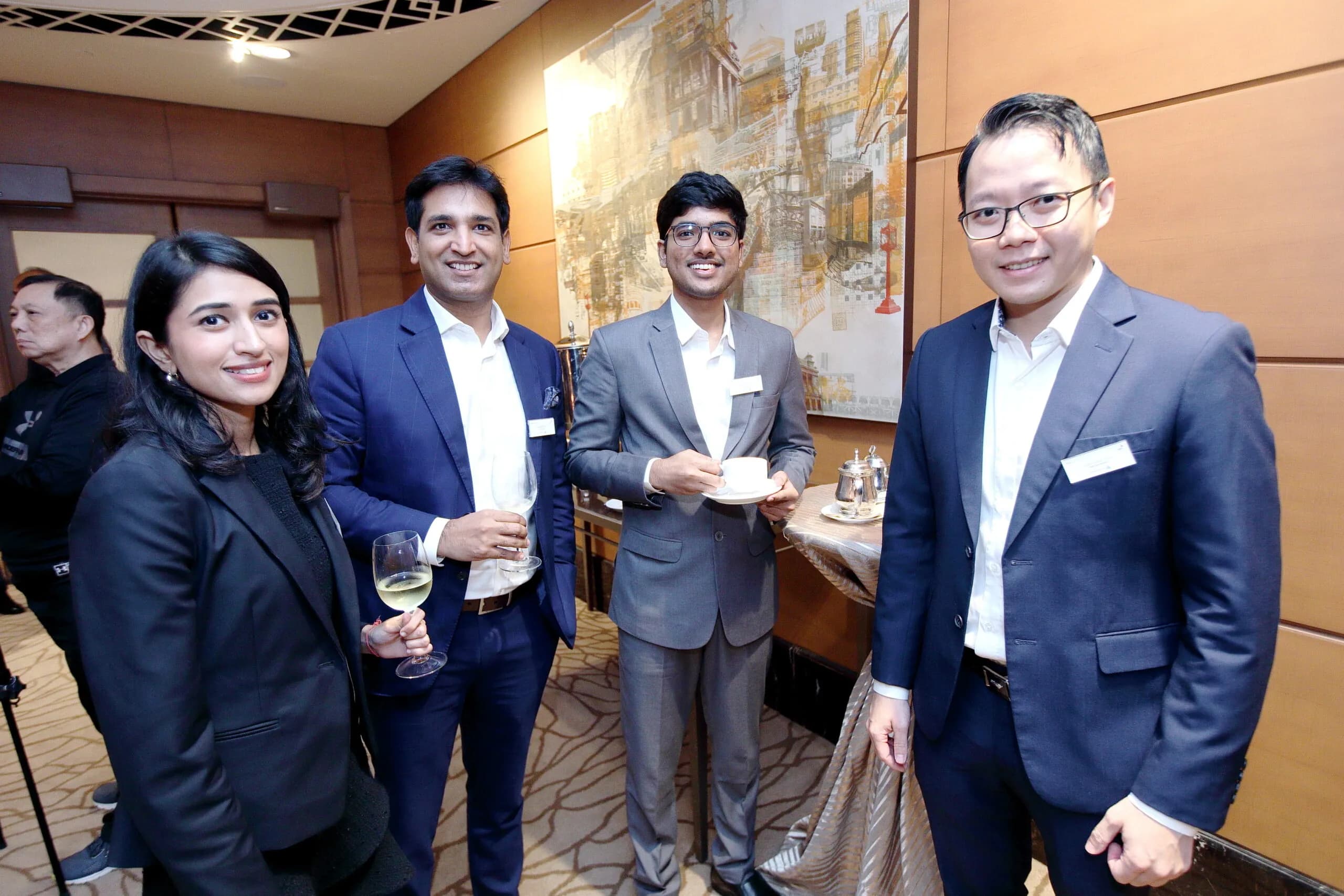 Conference speaker at podium 9