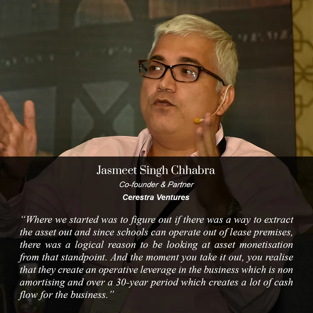 Conference speaker at podium 18