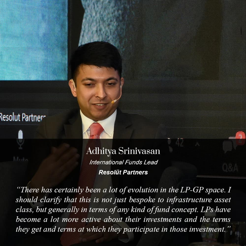 Conference speaker at podium 19