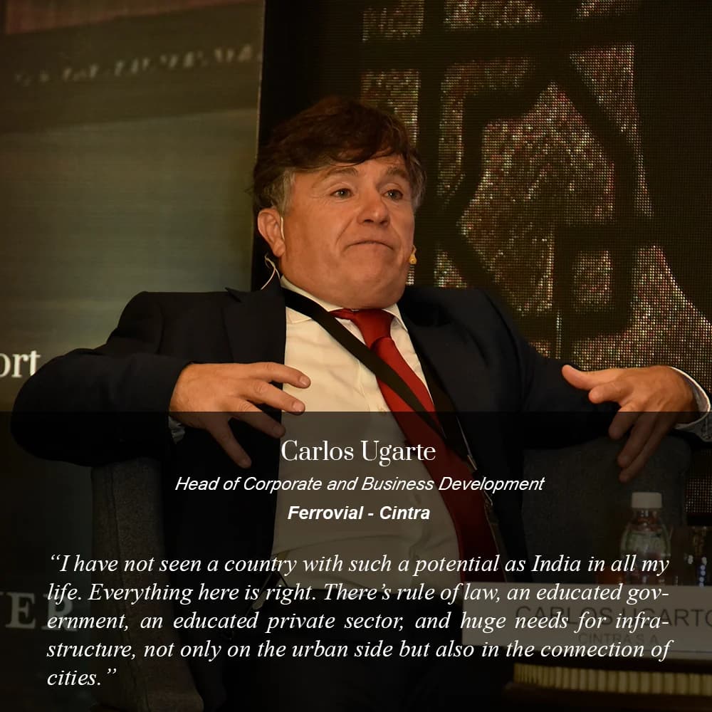 Conference speaker at podium 3