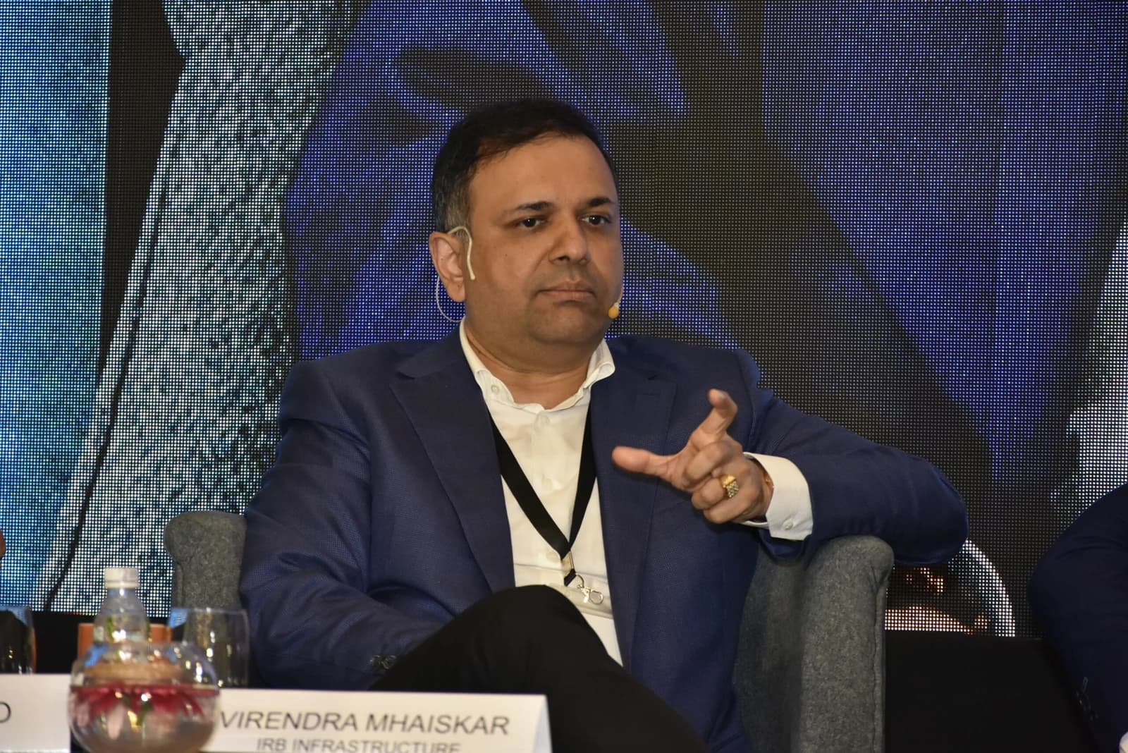 Conference speaker at podium 36