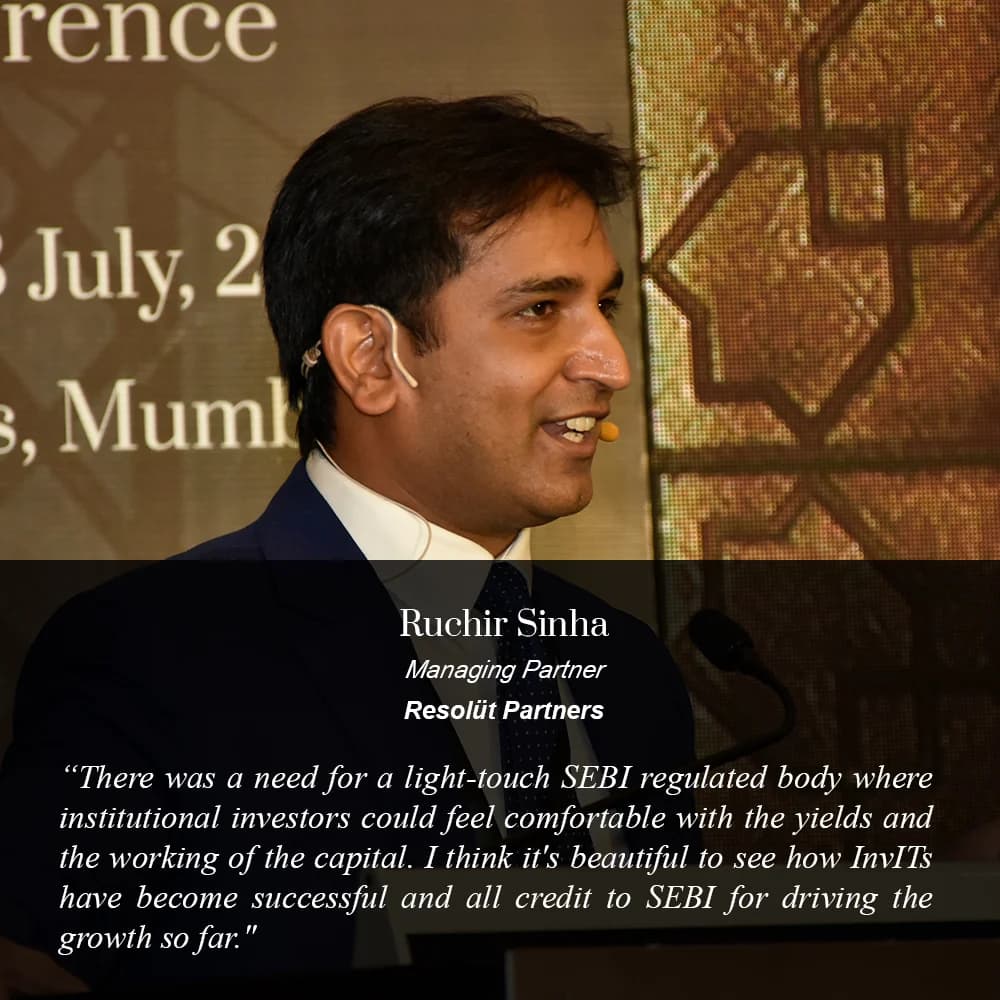 Conference speaker at podium 4