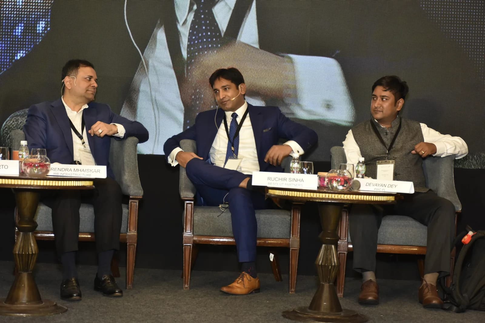 Conference speaker at podium 43