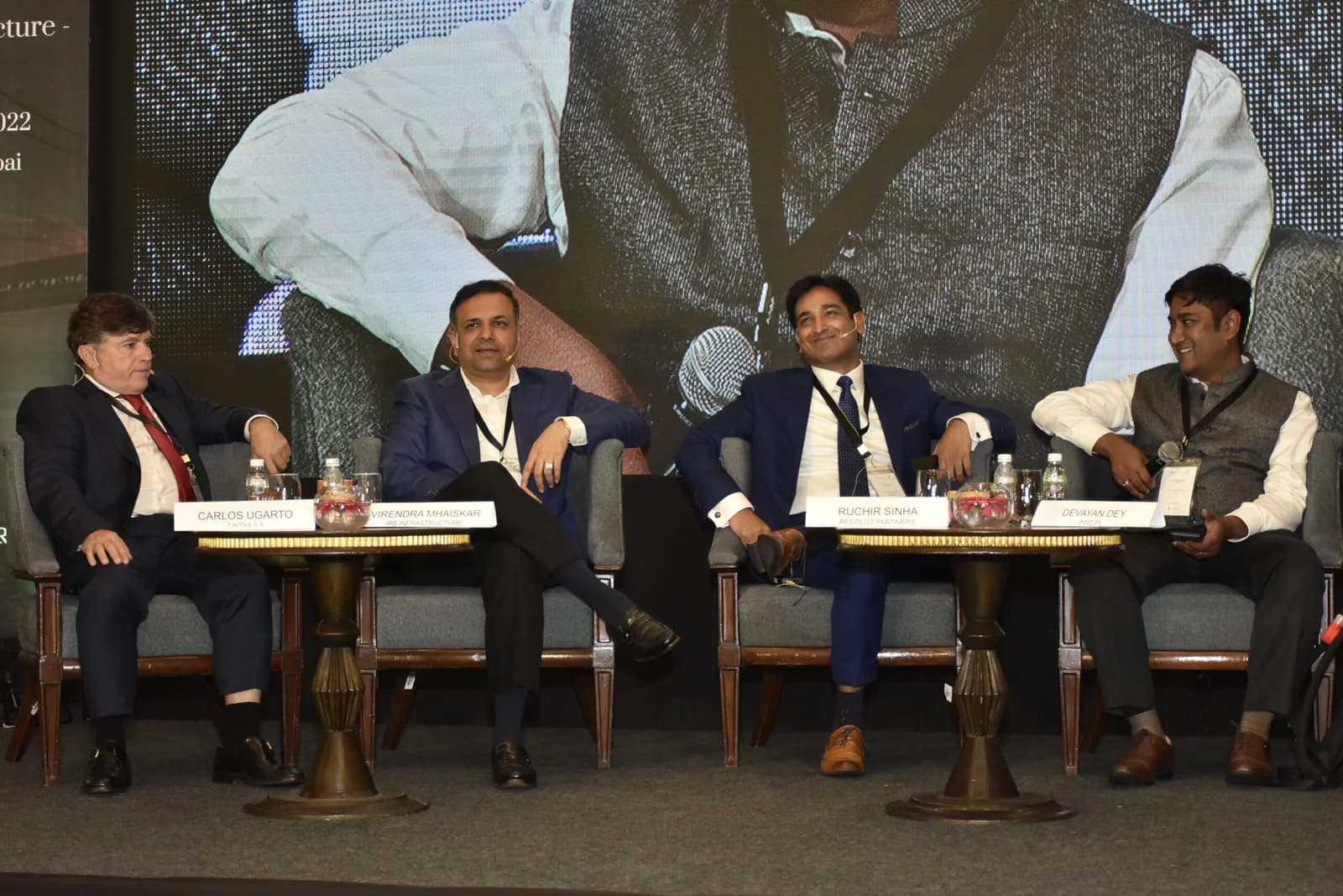 Conference speaker at podium 49