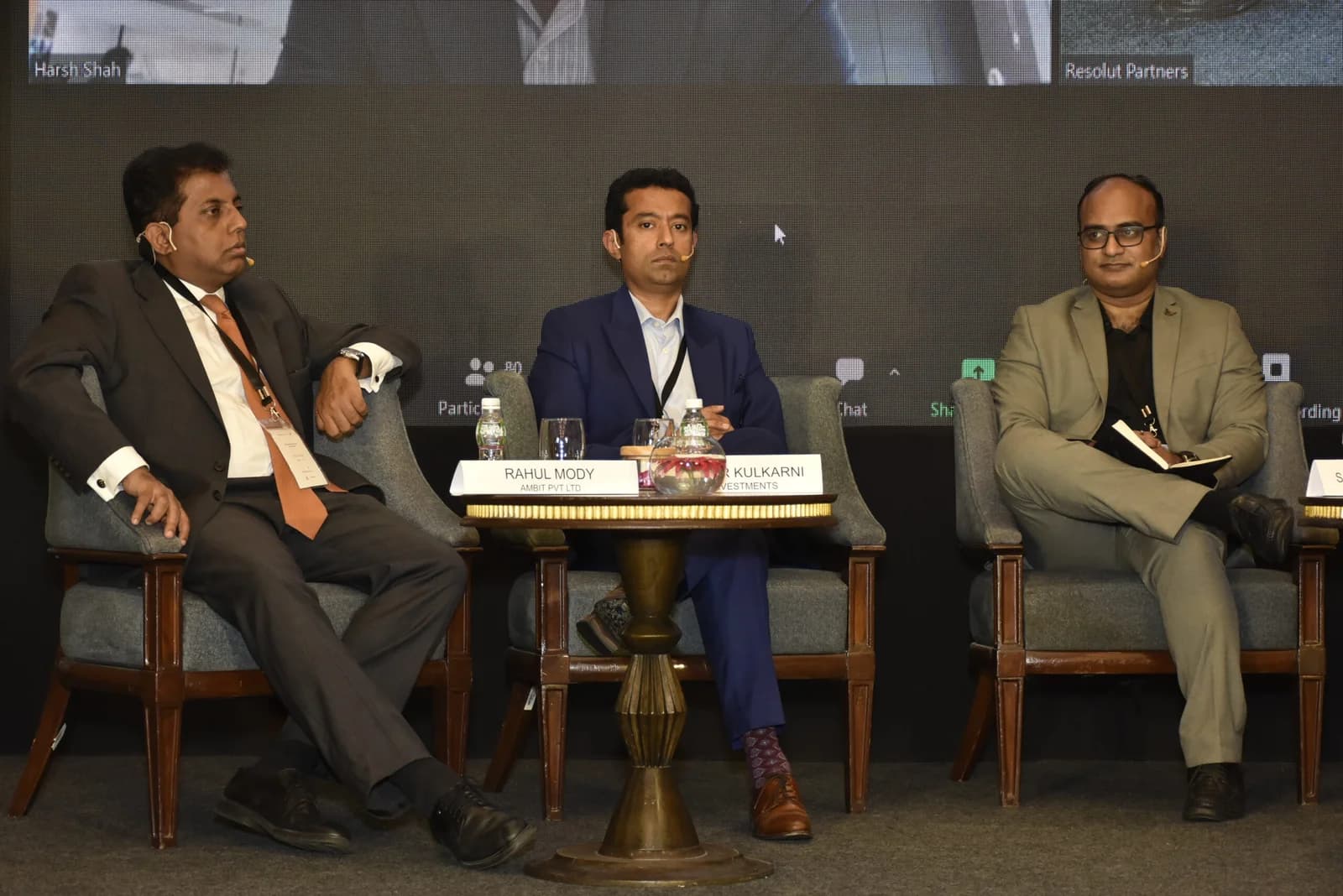 Conference speaker at podium 60