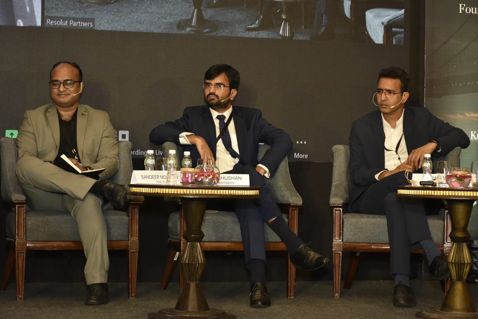 Conference speaker at podium 61