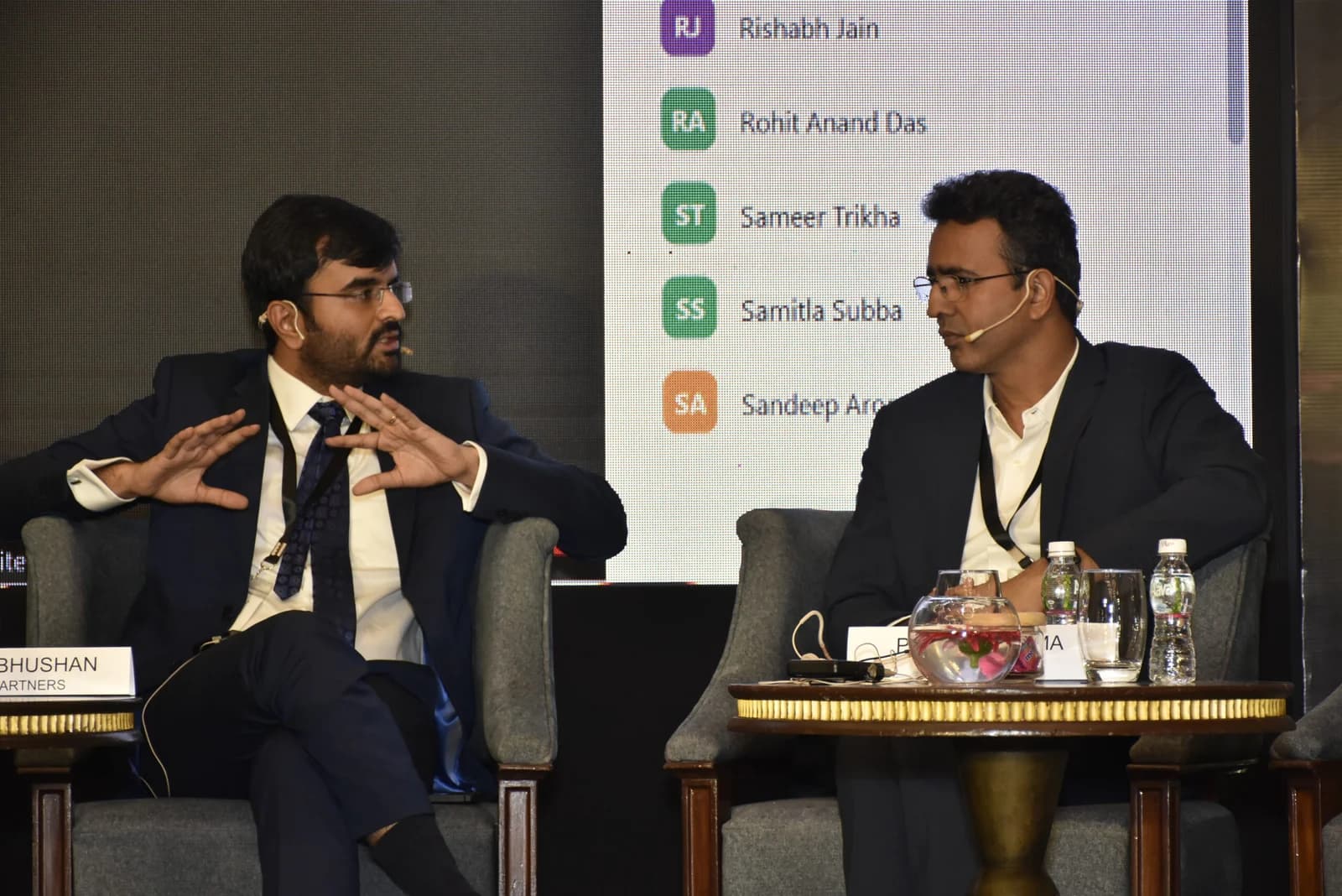 Conference speaker at podium 62