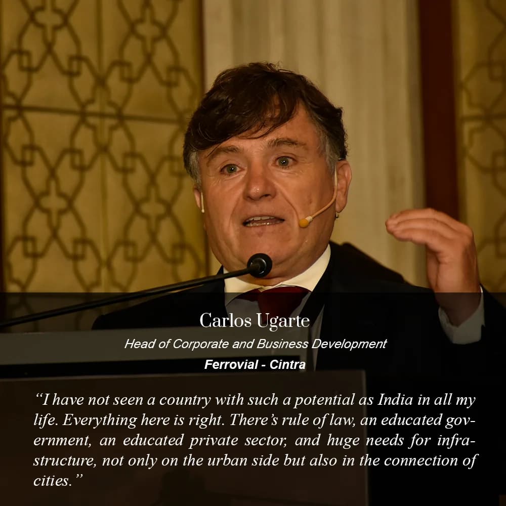 Conference speaker at podium 7