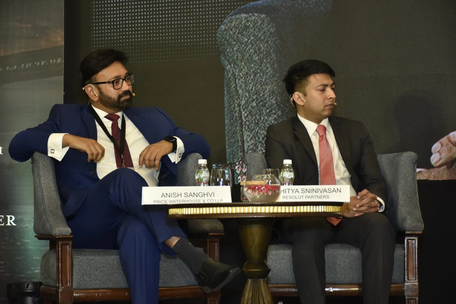 Conference speaker at podium 74