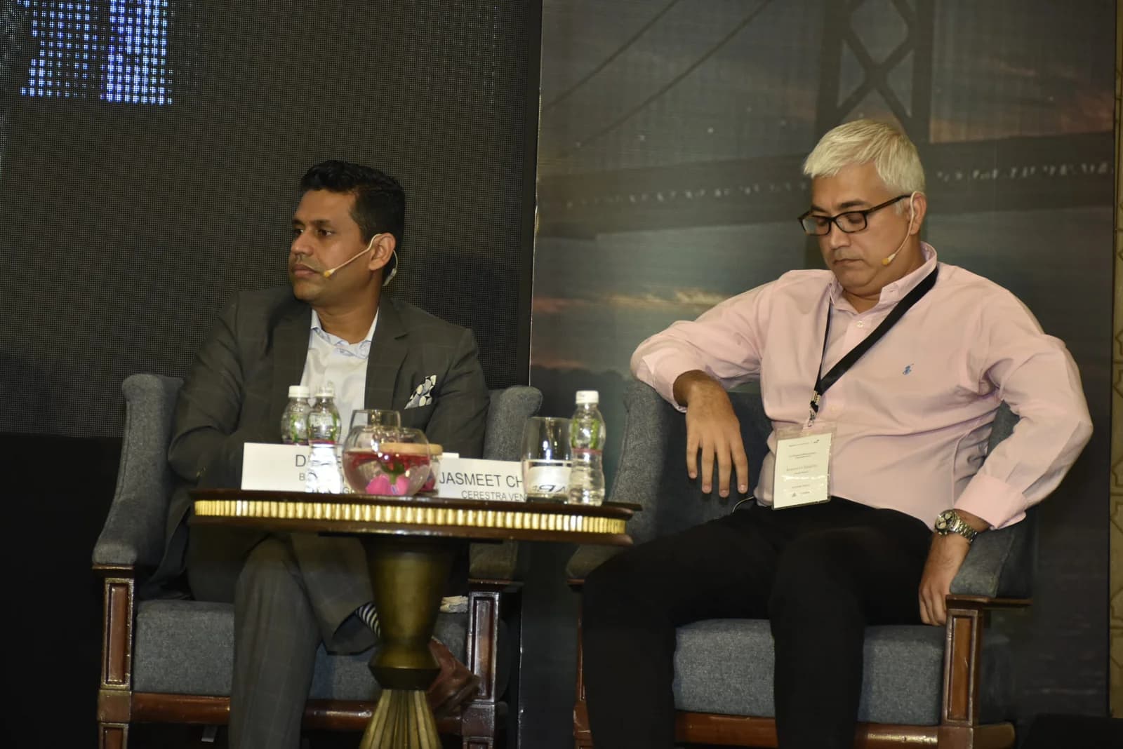 Conference speaker at podium 78