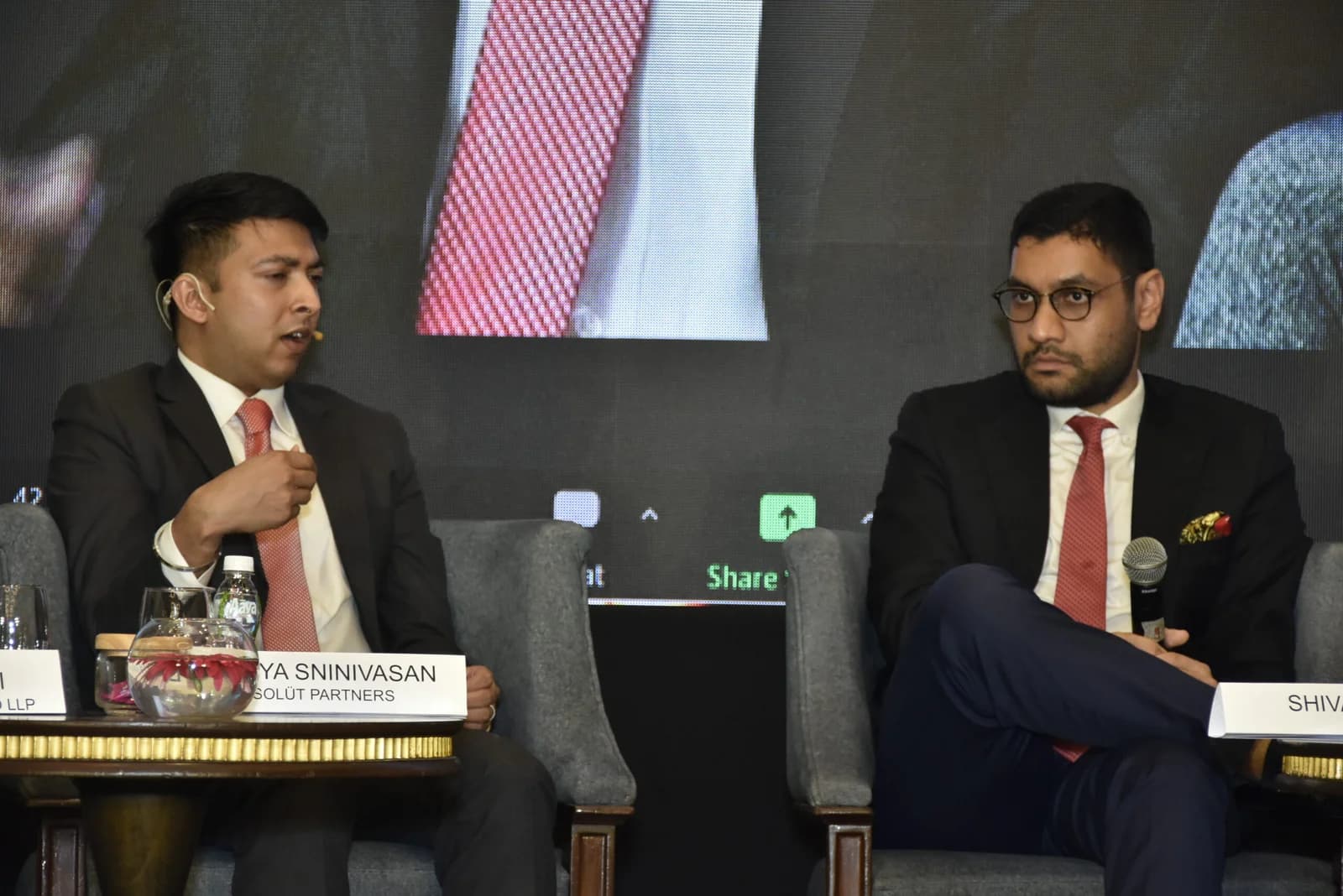 Conference speaker at podium 79