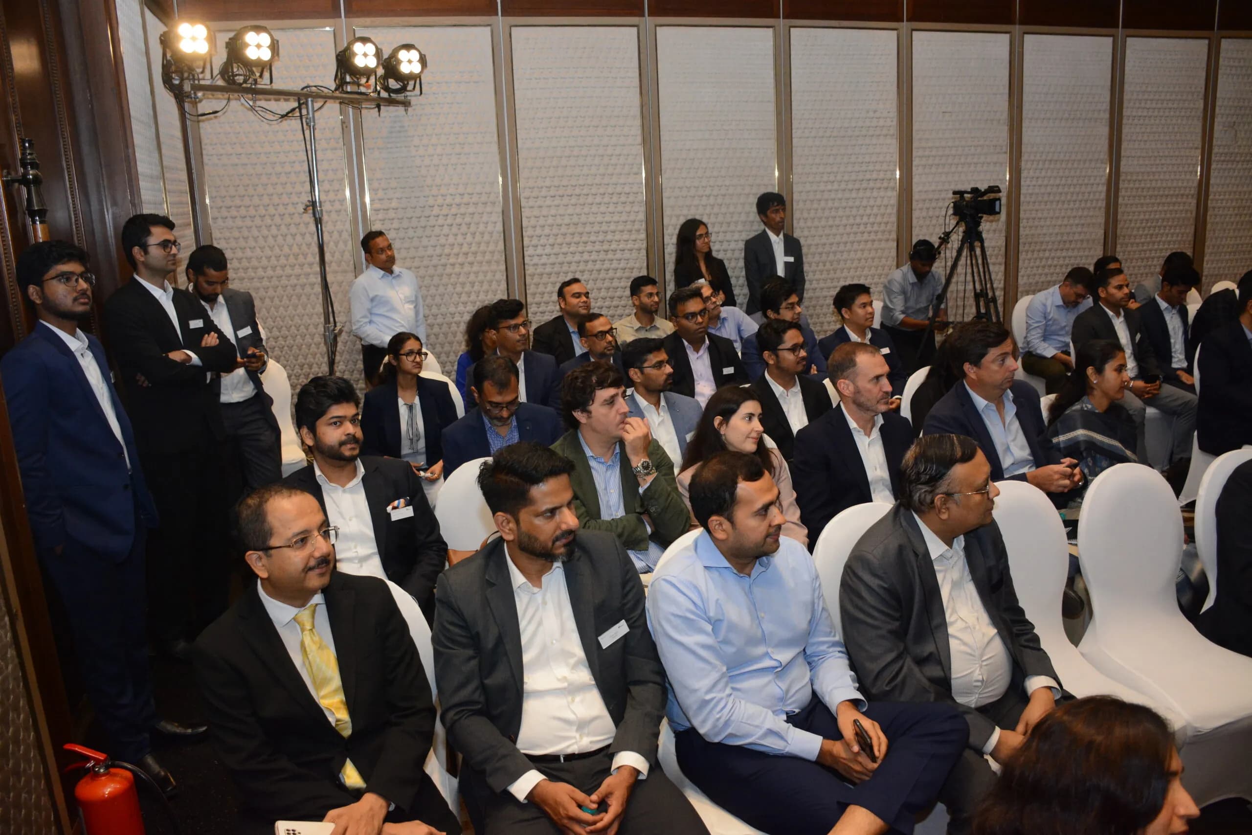 Conference speaker at podium 21