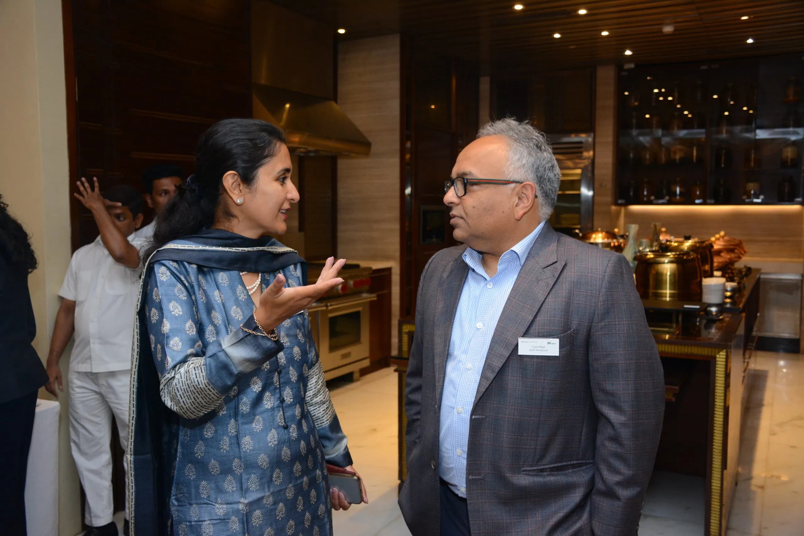 Conference speaker at podium 38